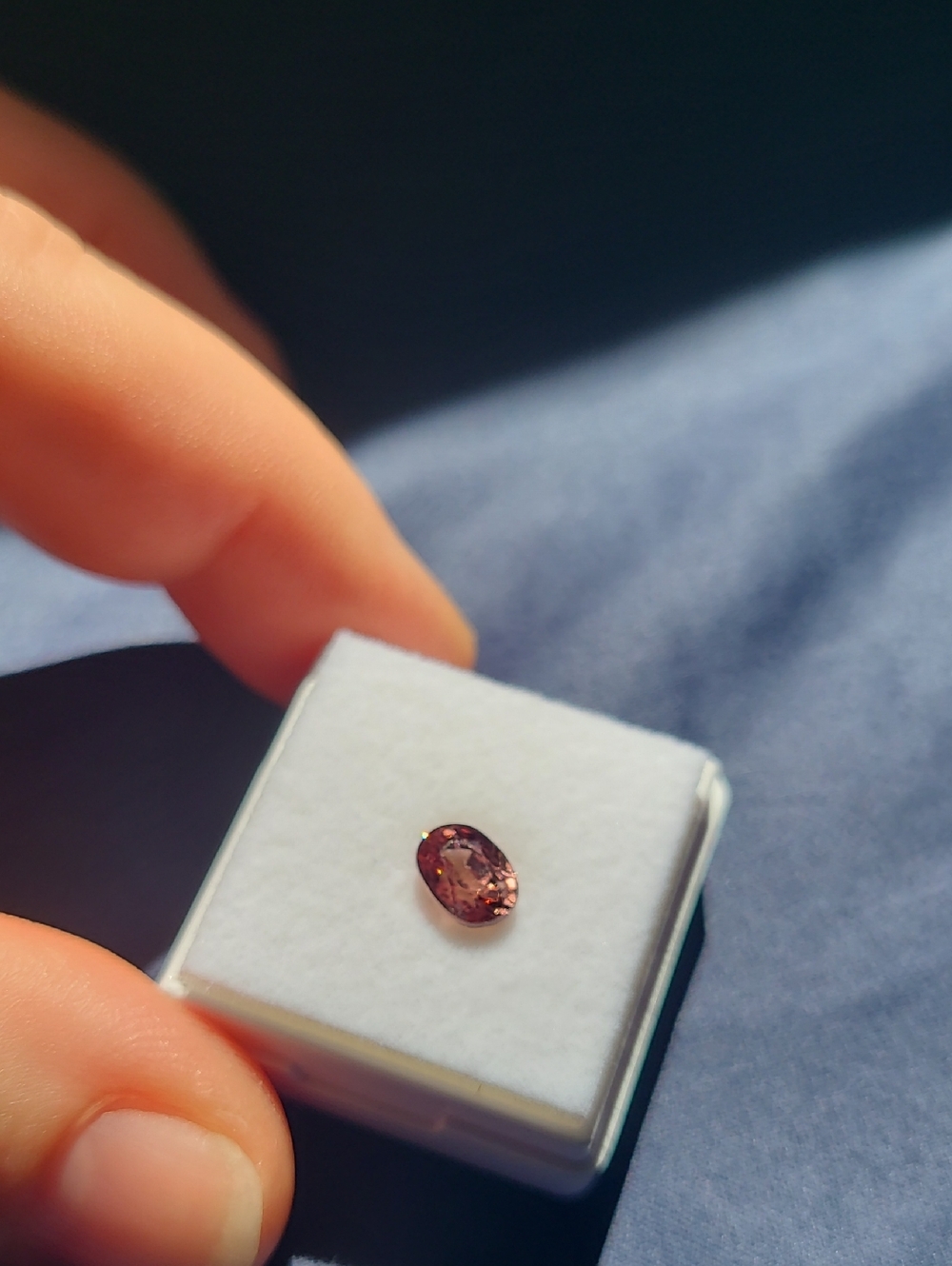 Faceted Imperial Zircon Gemstone